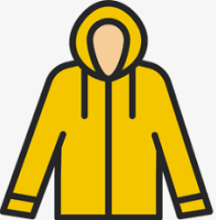 Rainy Morning Entrance at School