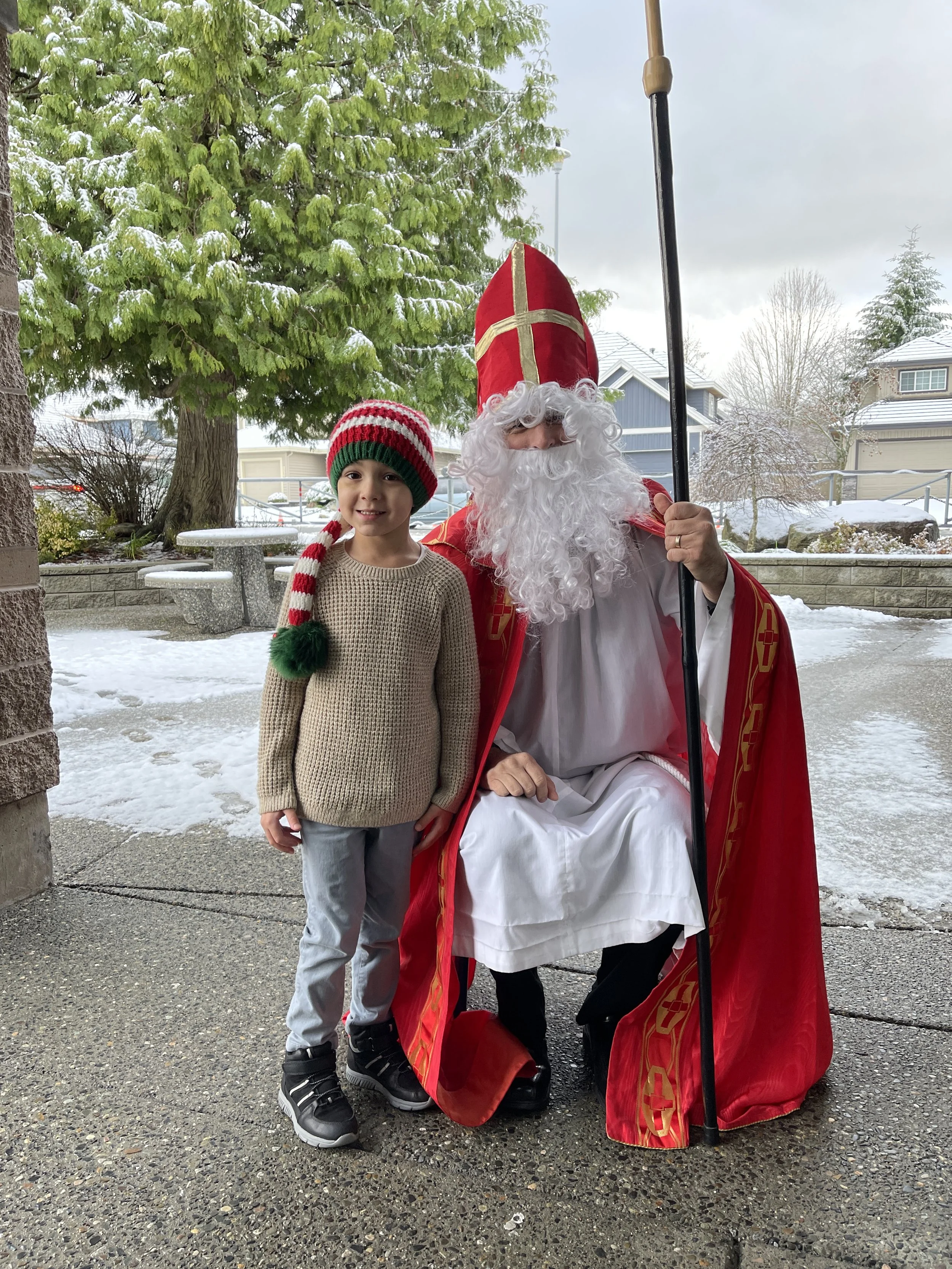 Kindergarten Photos with St. Nicholas