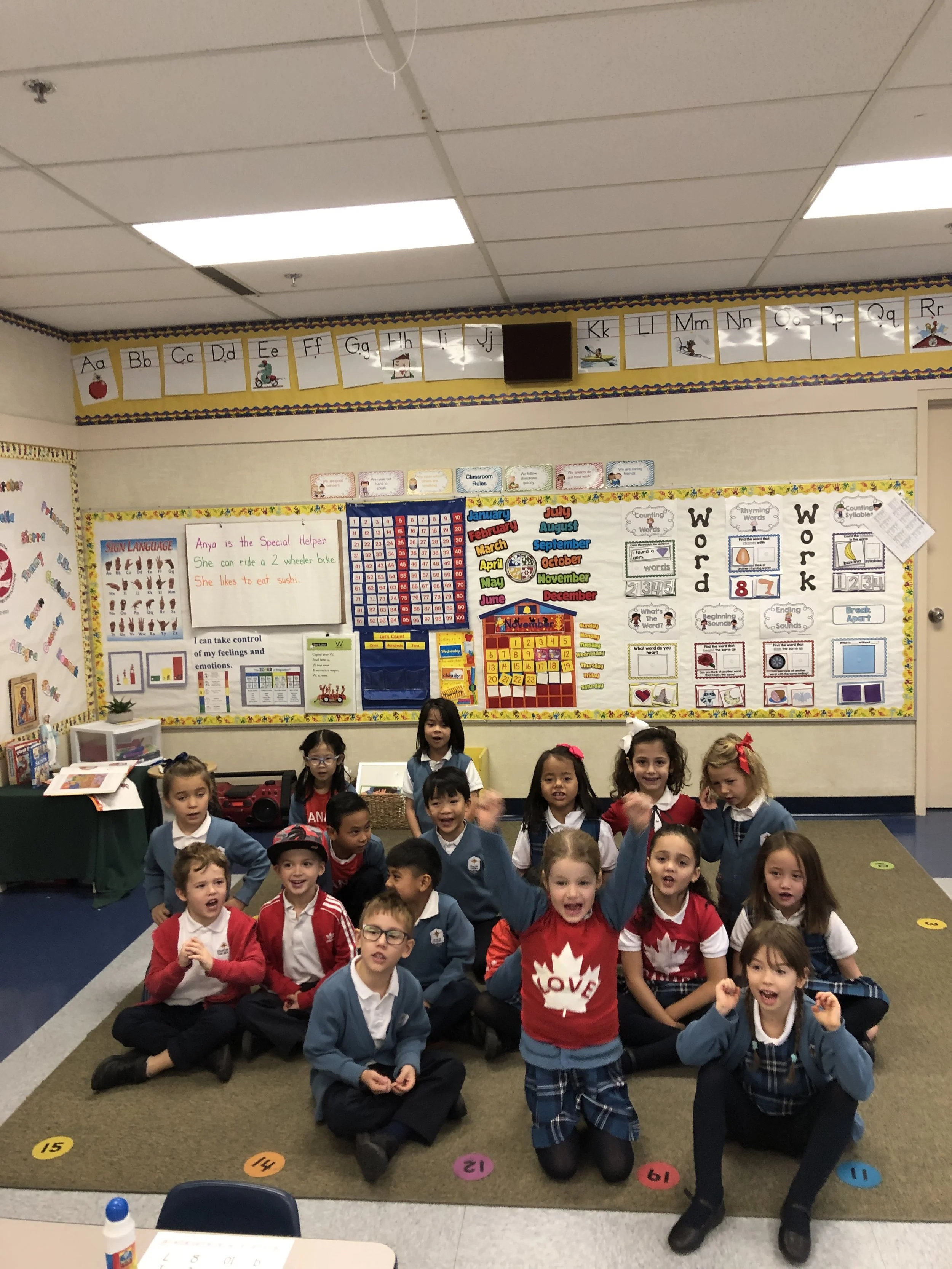 Kindergarten November Photos