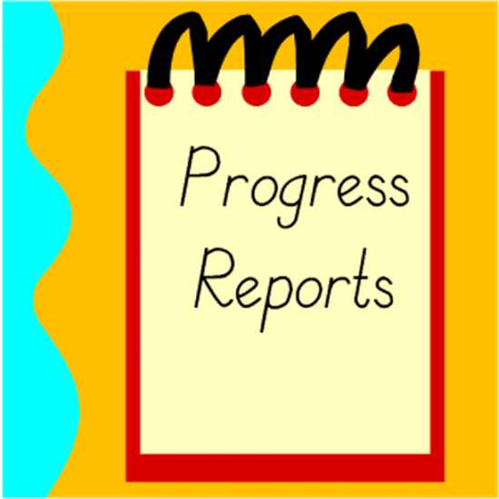 Changes to Progress Reports