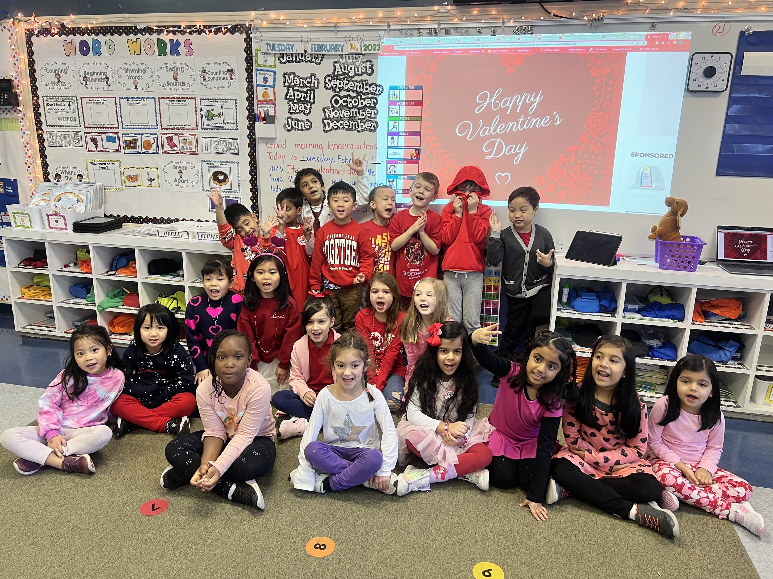 Kindergarten A February Photos