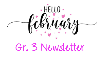 Gr. 3 February News