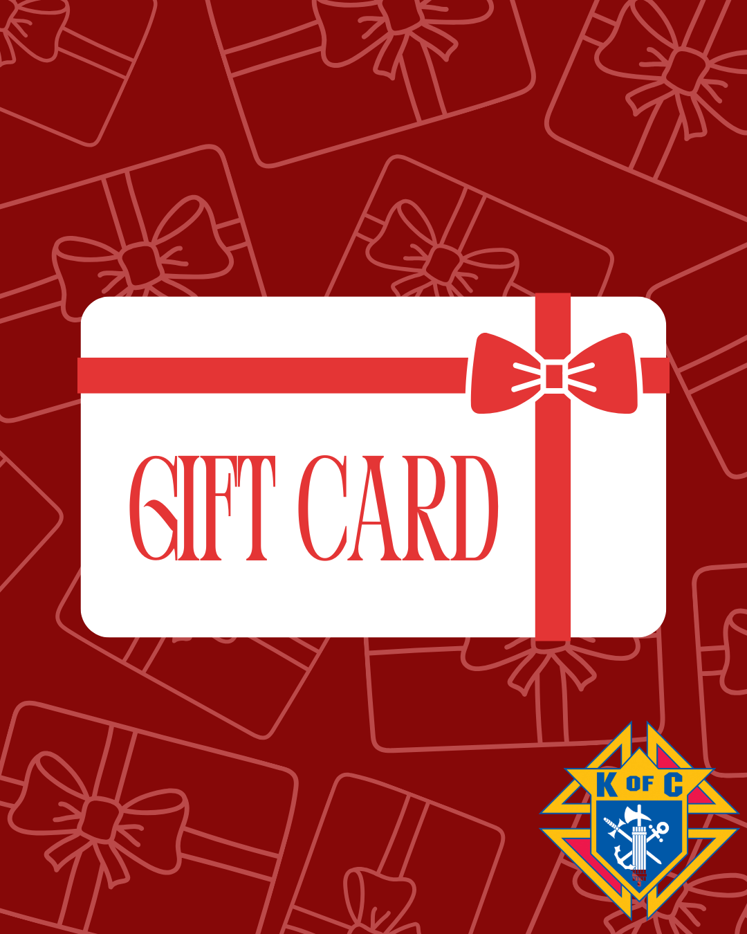 Knights of Columbus Gift Card Fundraiser
