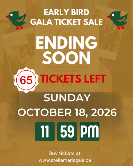 Gala Early-Bird Ticket Rate Ending Soon!
