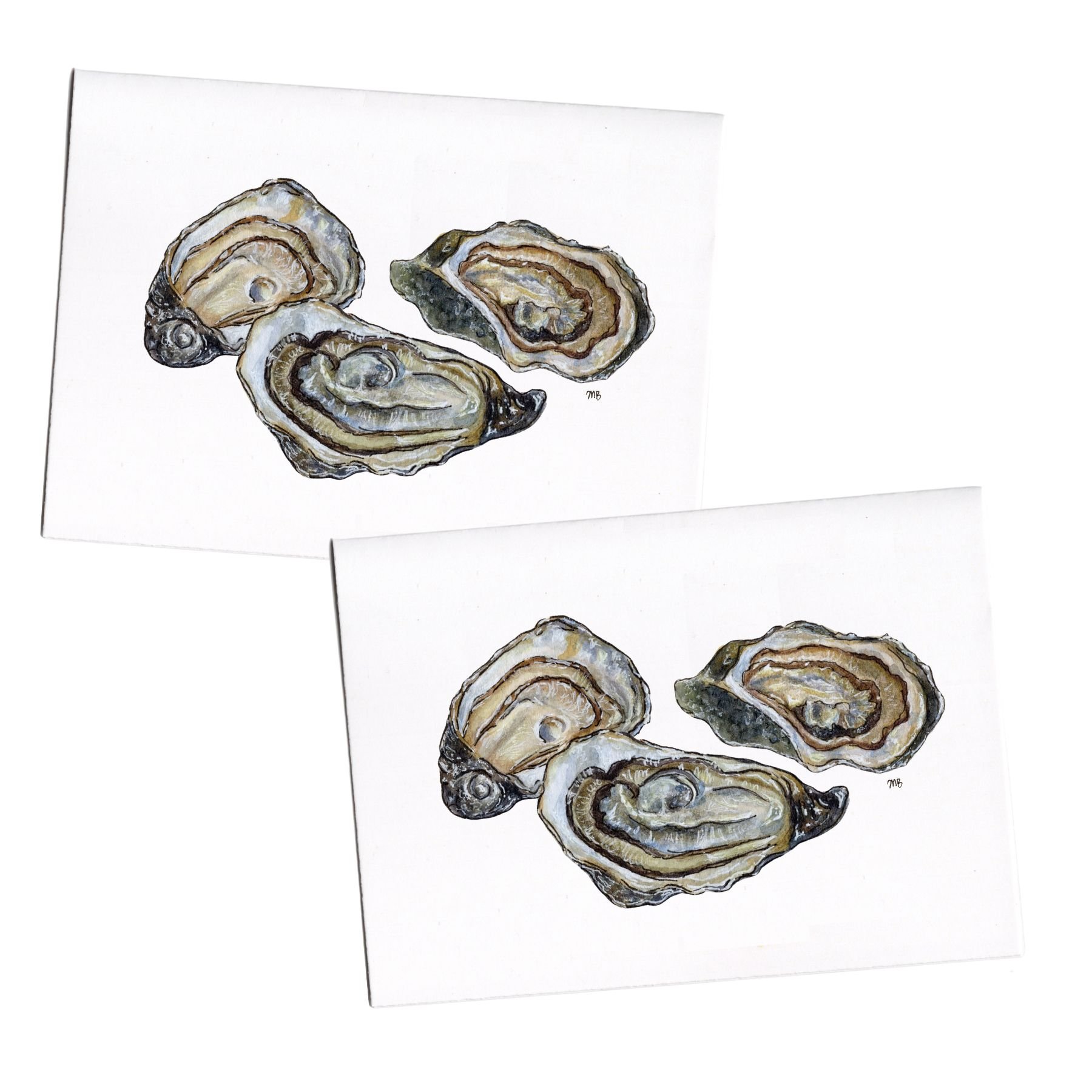 Oyster Trio Notecards Set