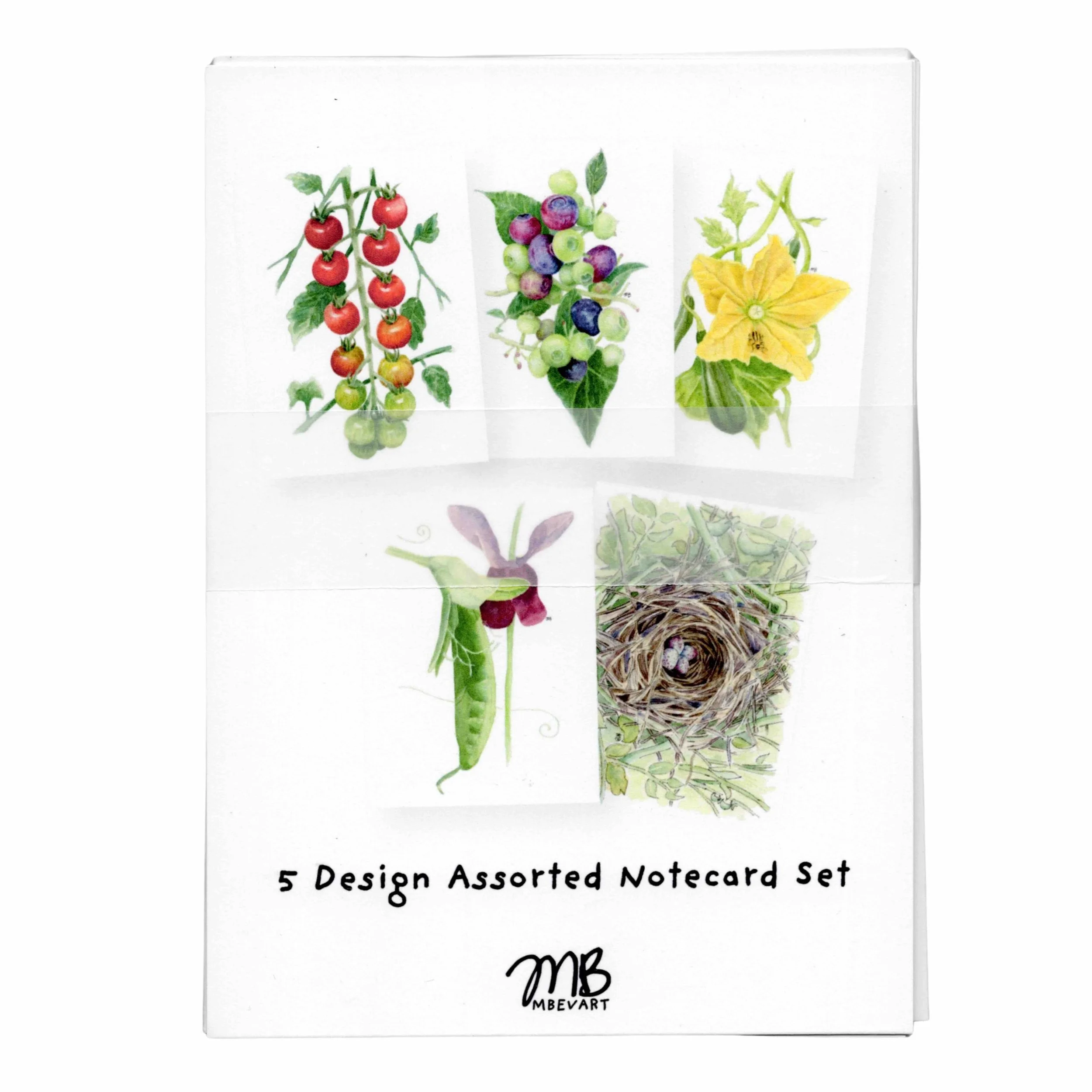 5 Design Assorted Farm Notecard Set