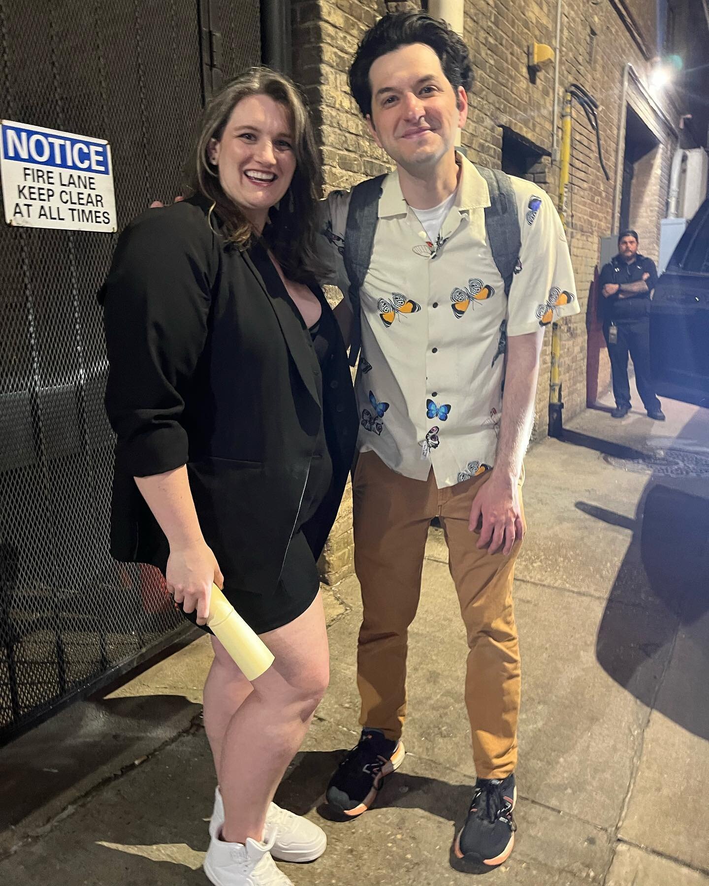 Sometimes a kind stranger on the street tells you to follow them to the alley to meet your career muse and You just got to do it! Thanks for the early 30th birthday celebration! 
. . . 
#improv #austintexas #taurusseason