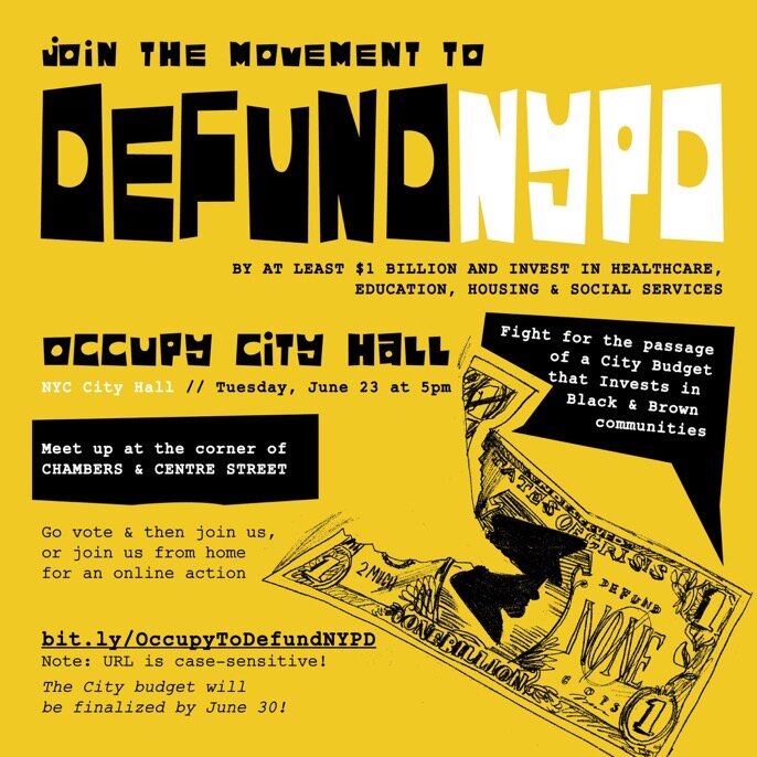 Occupy to Defund NYPD
