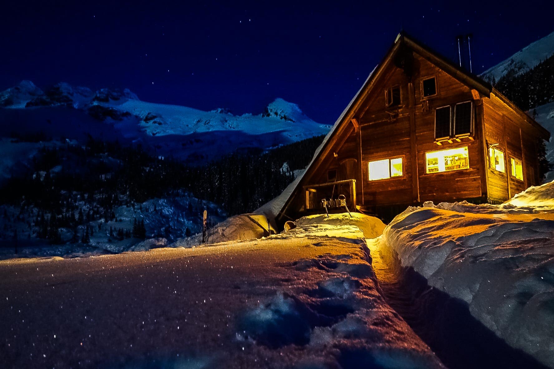 Remote Backcountry Ski Lodges in British Columbia