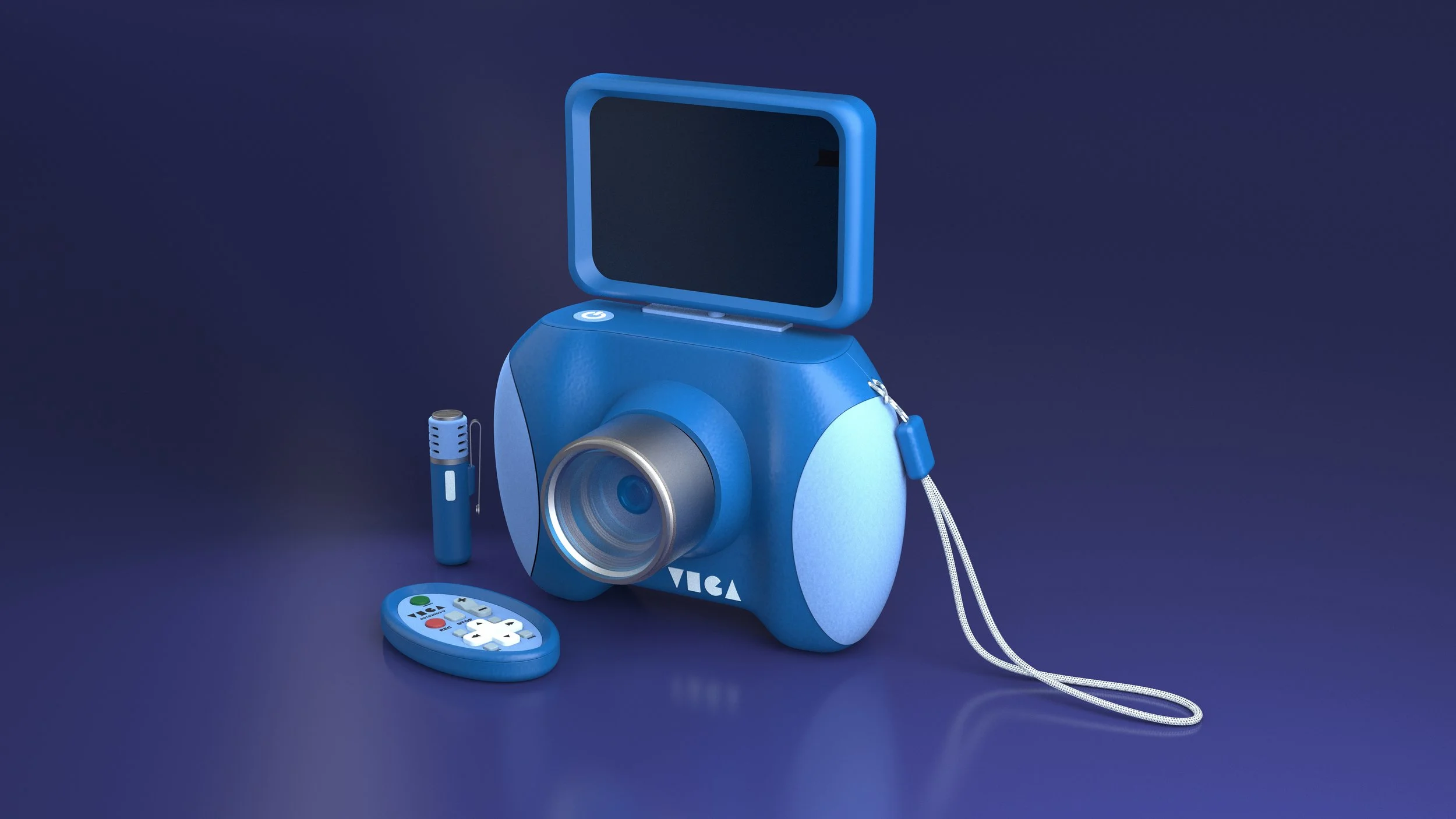 Vlogging camera, remote, and mic set Made in rhino