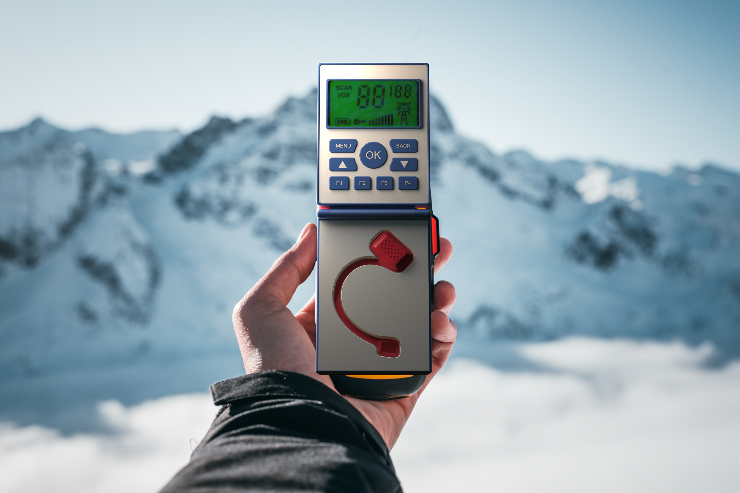 Walkie Talkie + Earpiece made in rhino