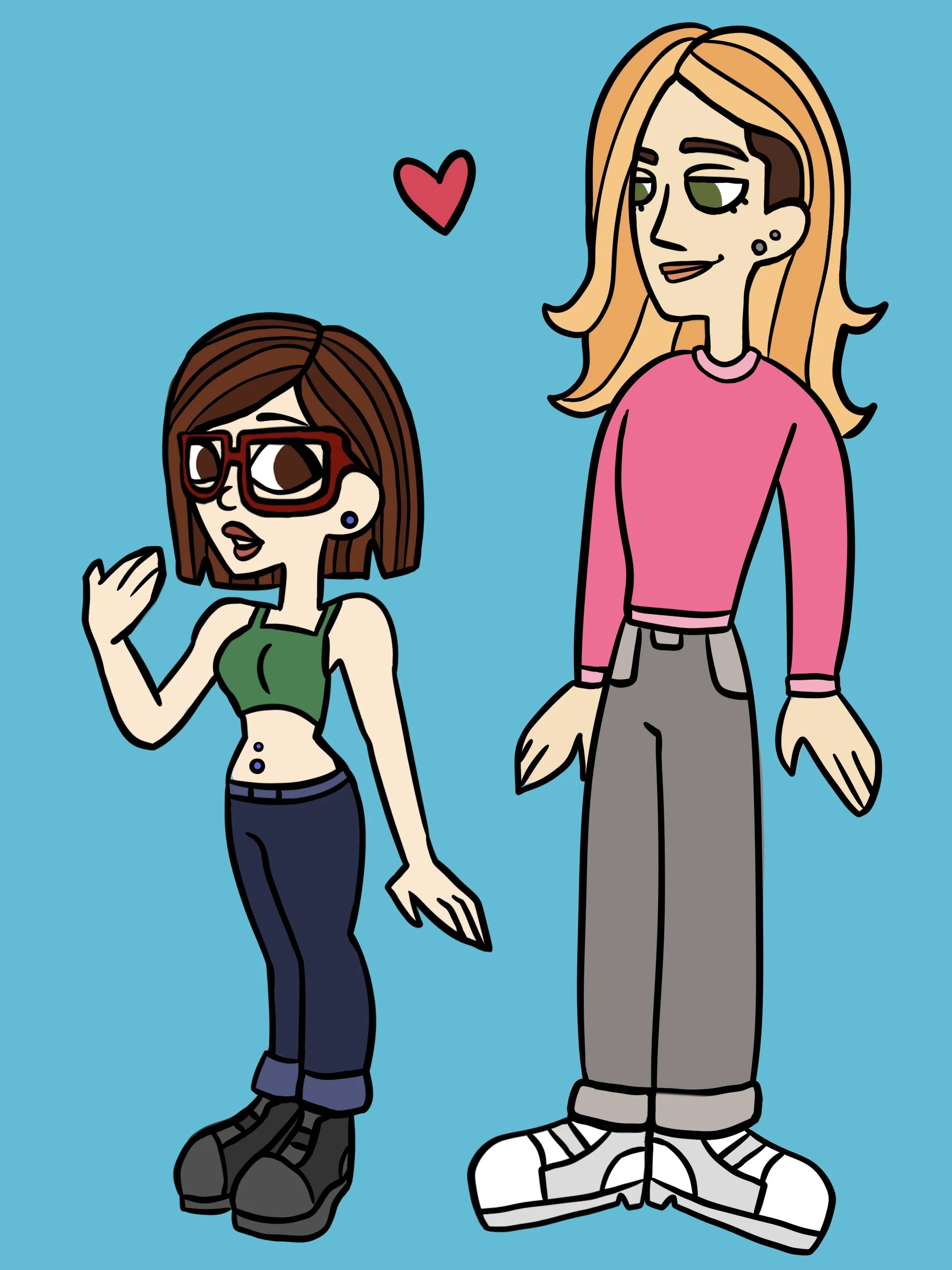 total drama island style portrait
