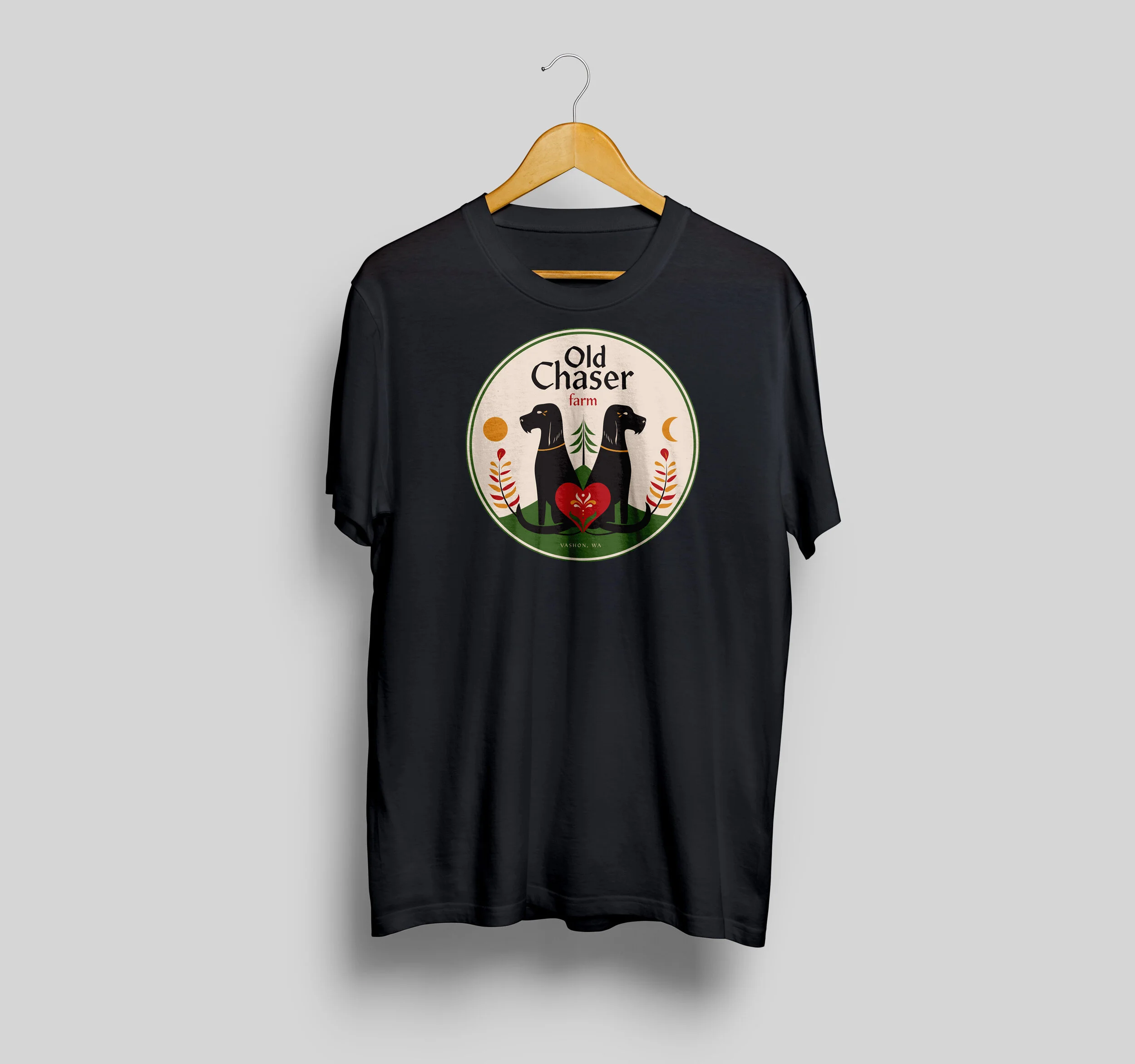 OCF Two Dog Tee - Black