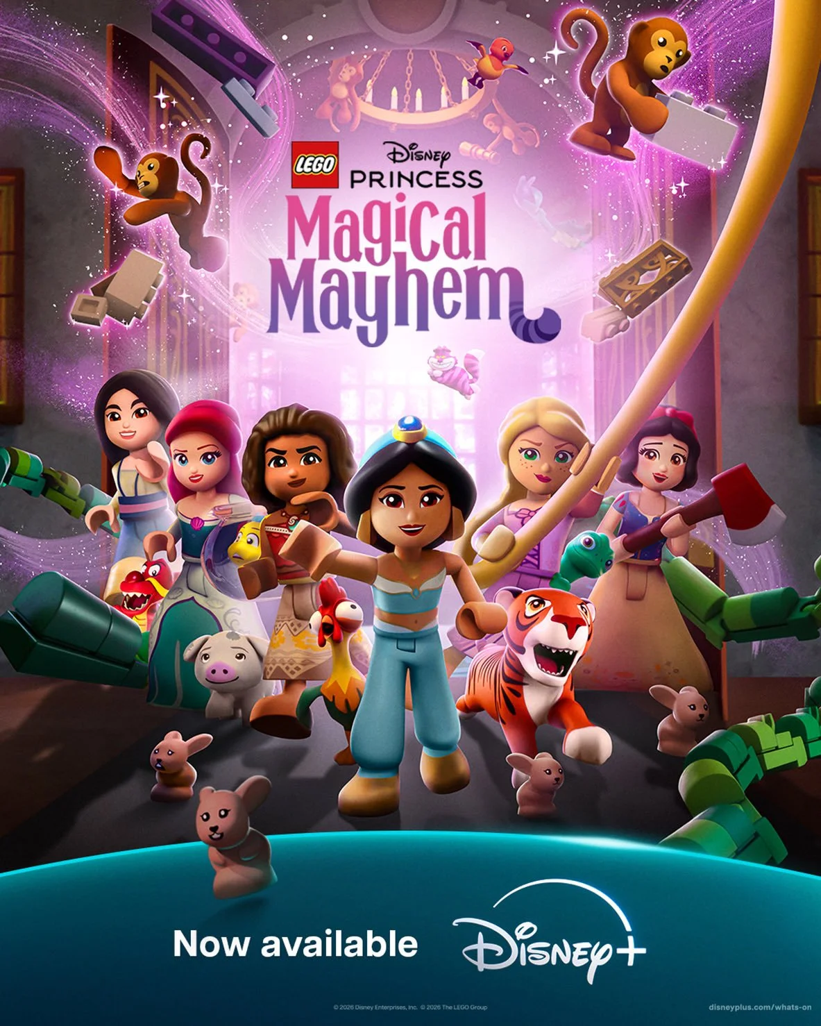 Lego Disney Princess Magical Mayhem (2026) Title Treatment