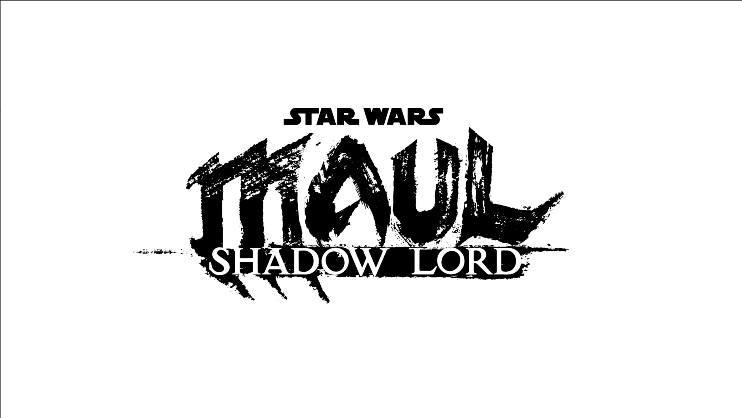 Finish for "Maul: Shadow Lord". Vector. On White.