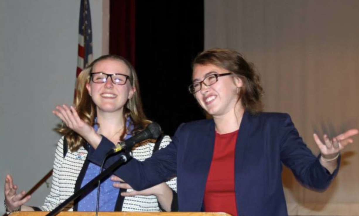 Clinton and Palin at McAuley.png