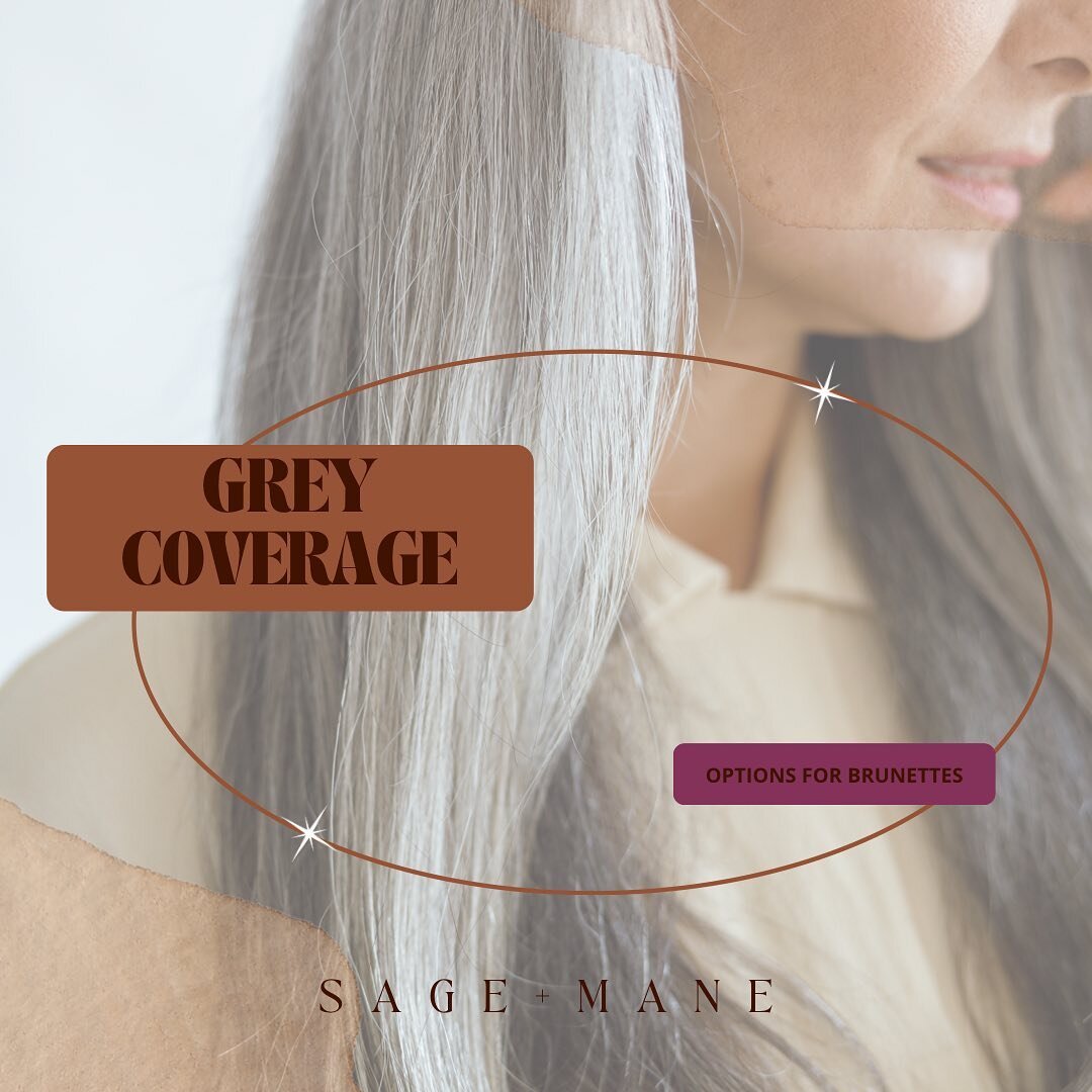 :: Covering, blending, or wearing Grey hair.
:
Everyone has different emotions around their grey hair, some don&rsquo;t want it show, some don&rsquo;t want to deal with higher maintenance, some are making peace with it and letting it be.
:
Whatever y