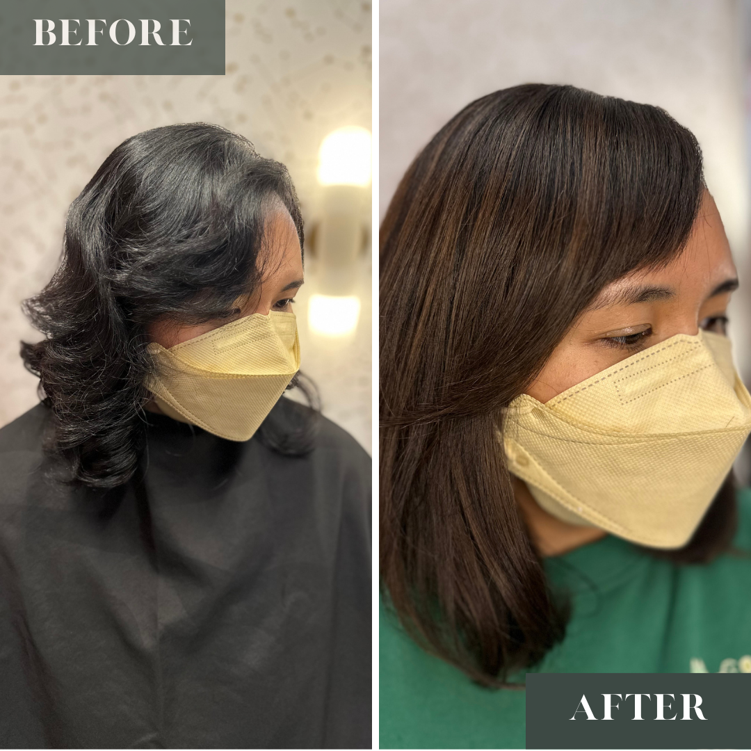 Brown highlights to add dimension to dark brown hair 
