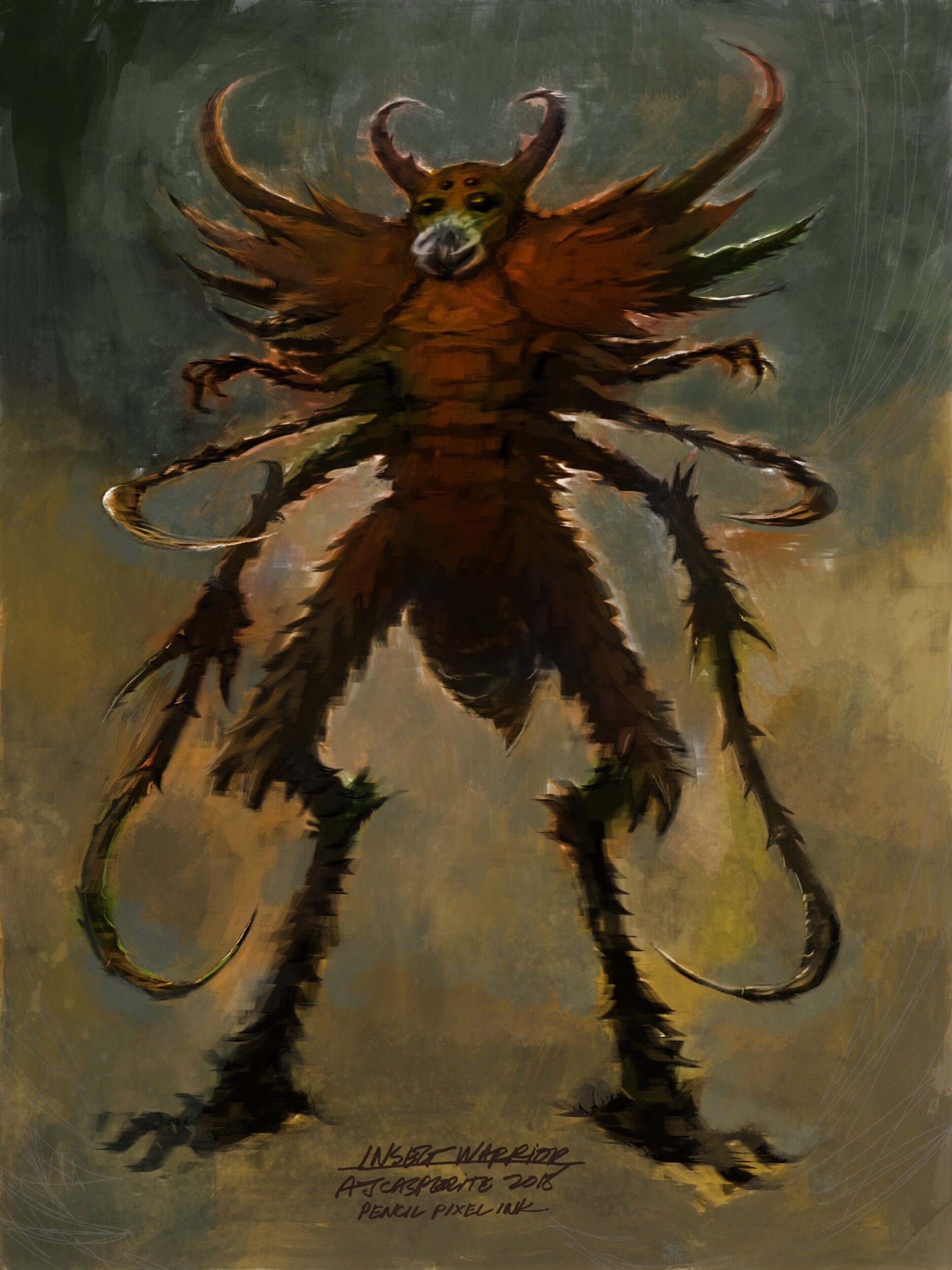 Insect warrior concept