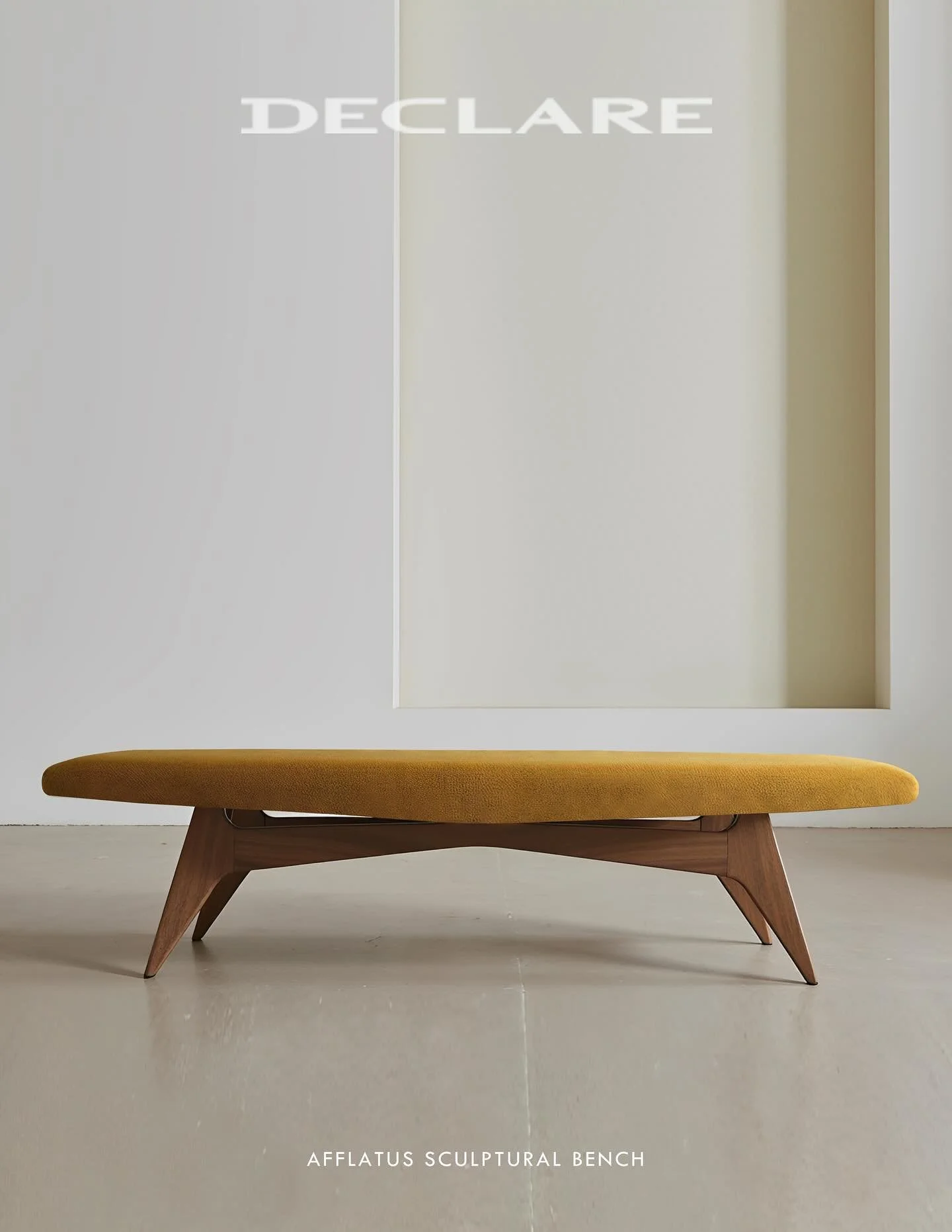 Experience the allure of the Afflatus bench, where bold inspiration meets exceptional craftsmanship. With its striking lines and distinctive design, this piece stands out as a true testament to modern aesthetics rooted in functionality. 

Crafted wit