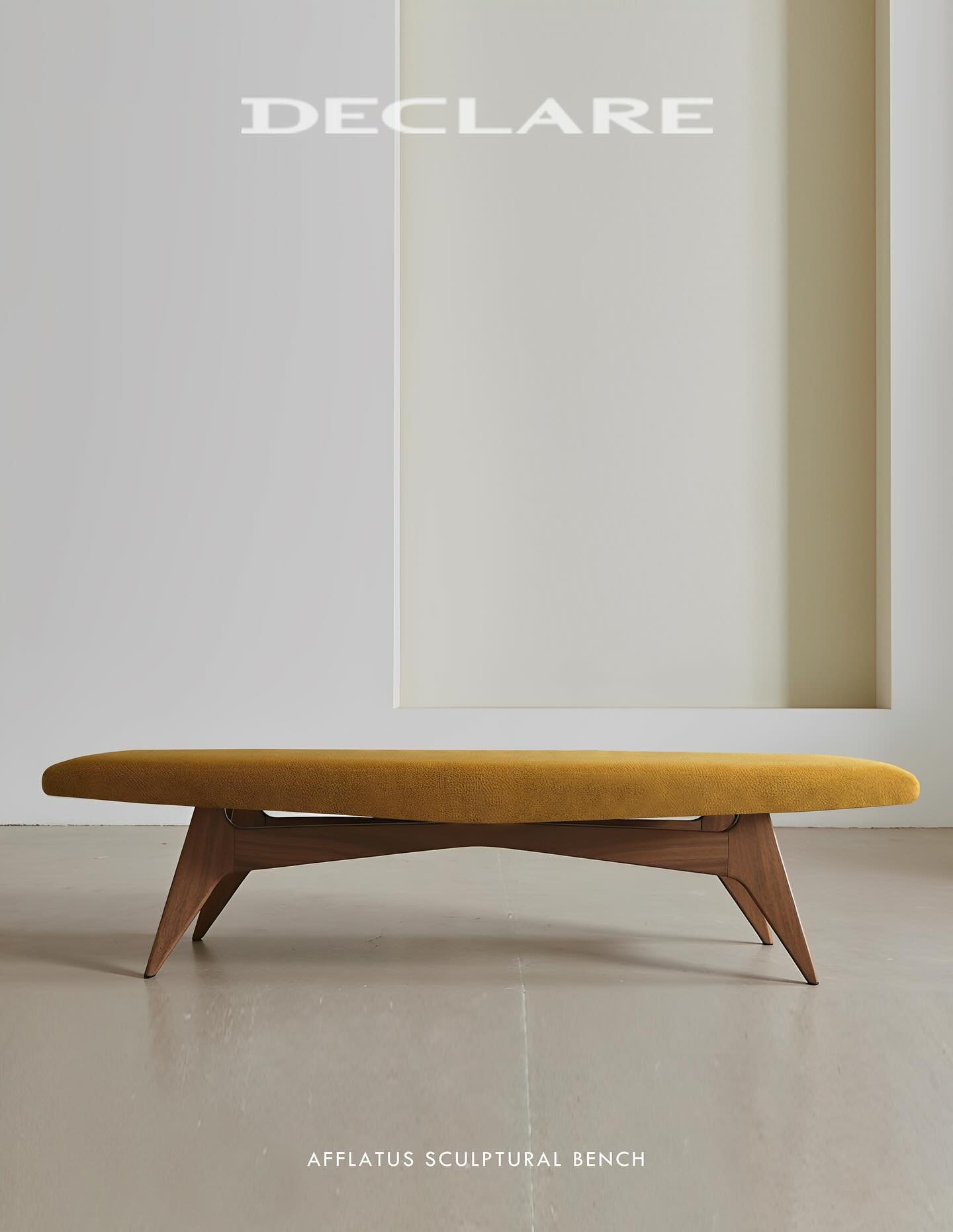Experience the allure of the Afflatus bench, where bold inspiration meets exceptional craftsmanship. With its striking lines and distinctive design, this piece stands out as a true testament to modern aesthetics rooted in functionality. 

Crafted wit