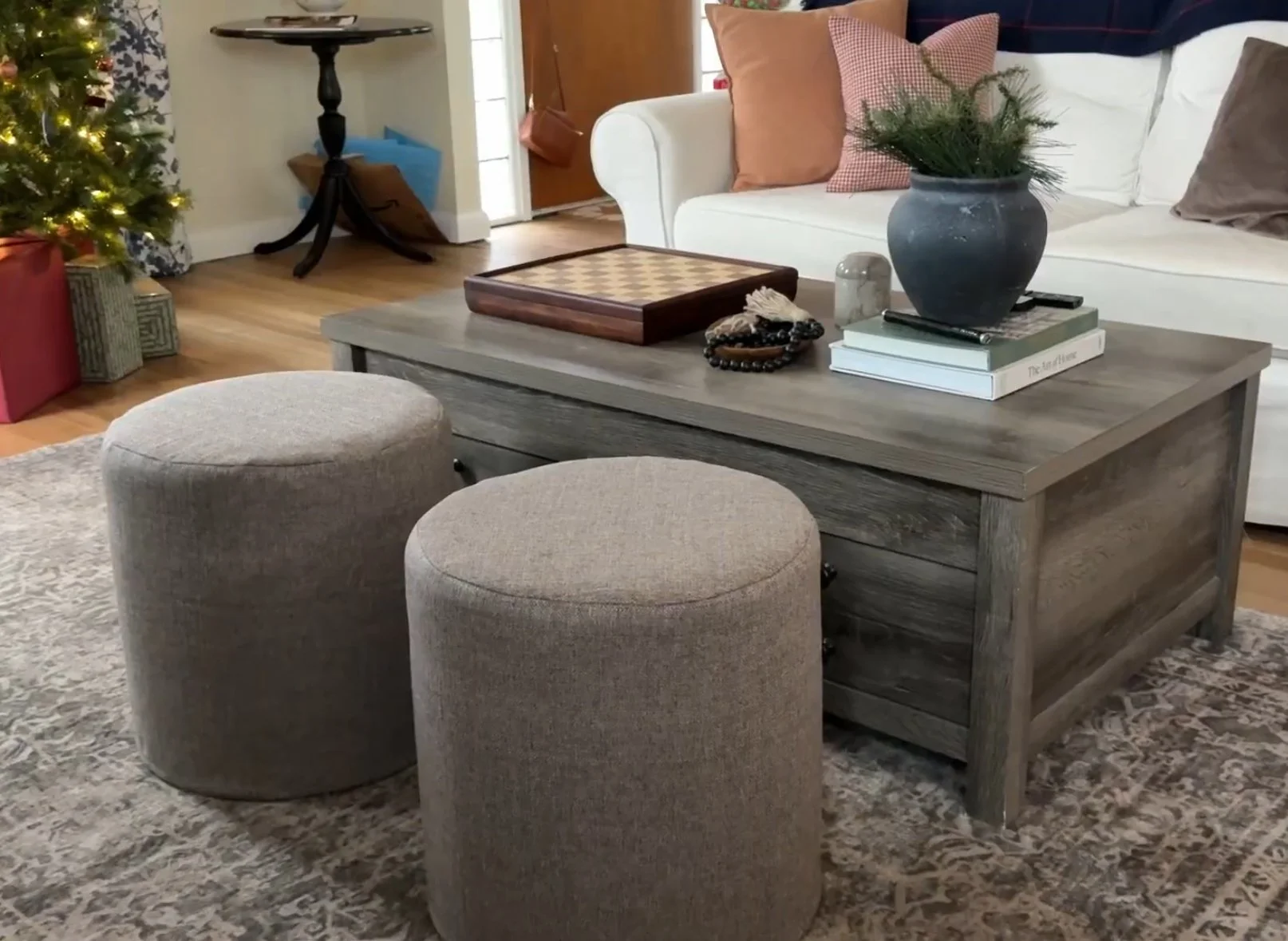 Sewing: Ottoman Slipcover