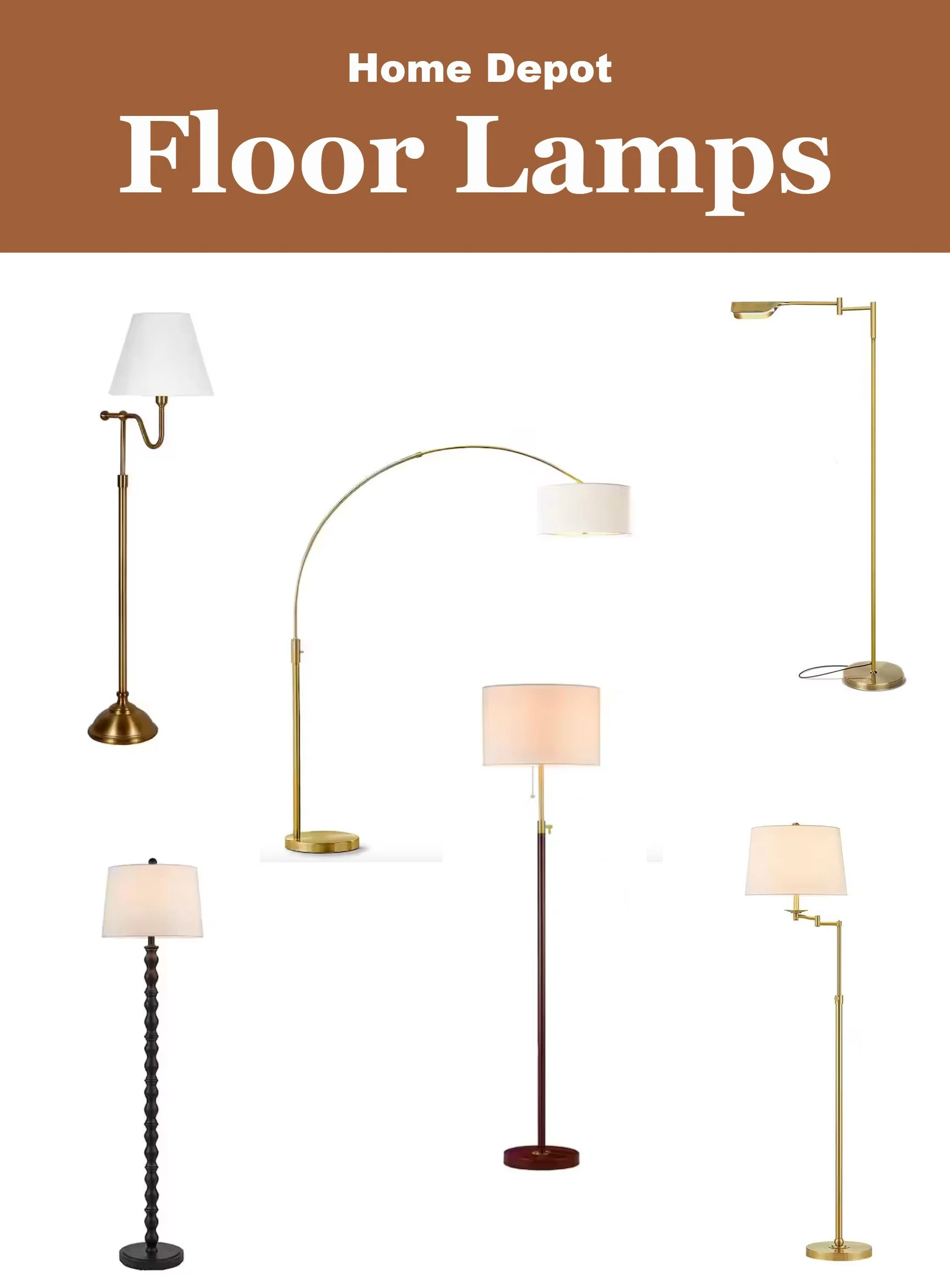 Obsessed with Home Depots Floor Lamps