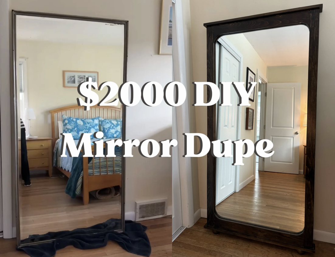 DIY Large Mirror
