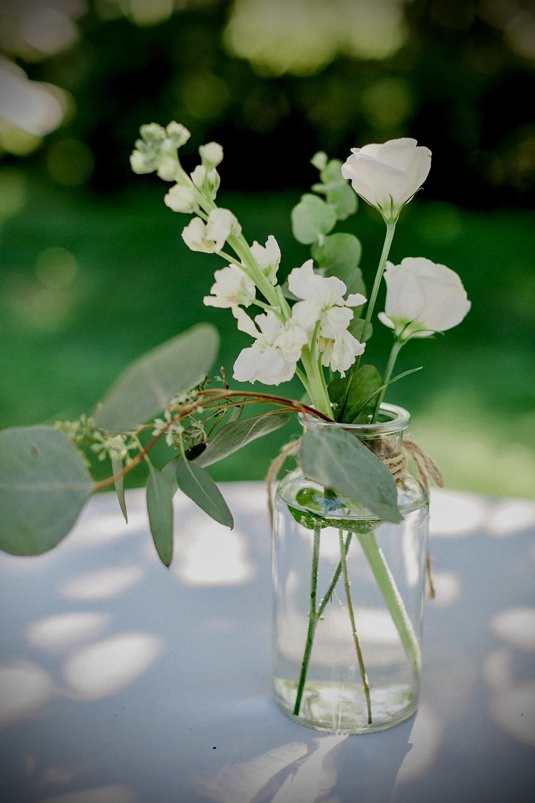 Assorted Clear Glass Bud Vases