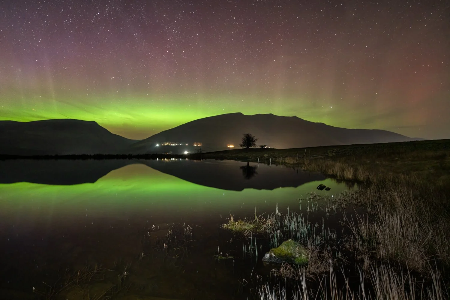 Northern Lights at Tewet Tarn