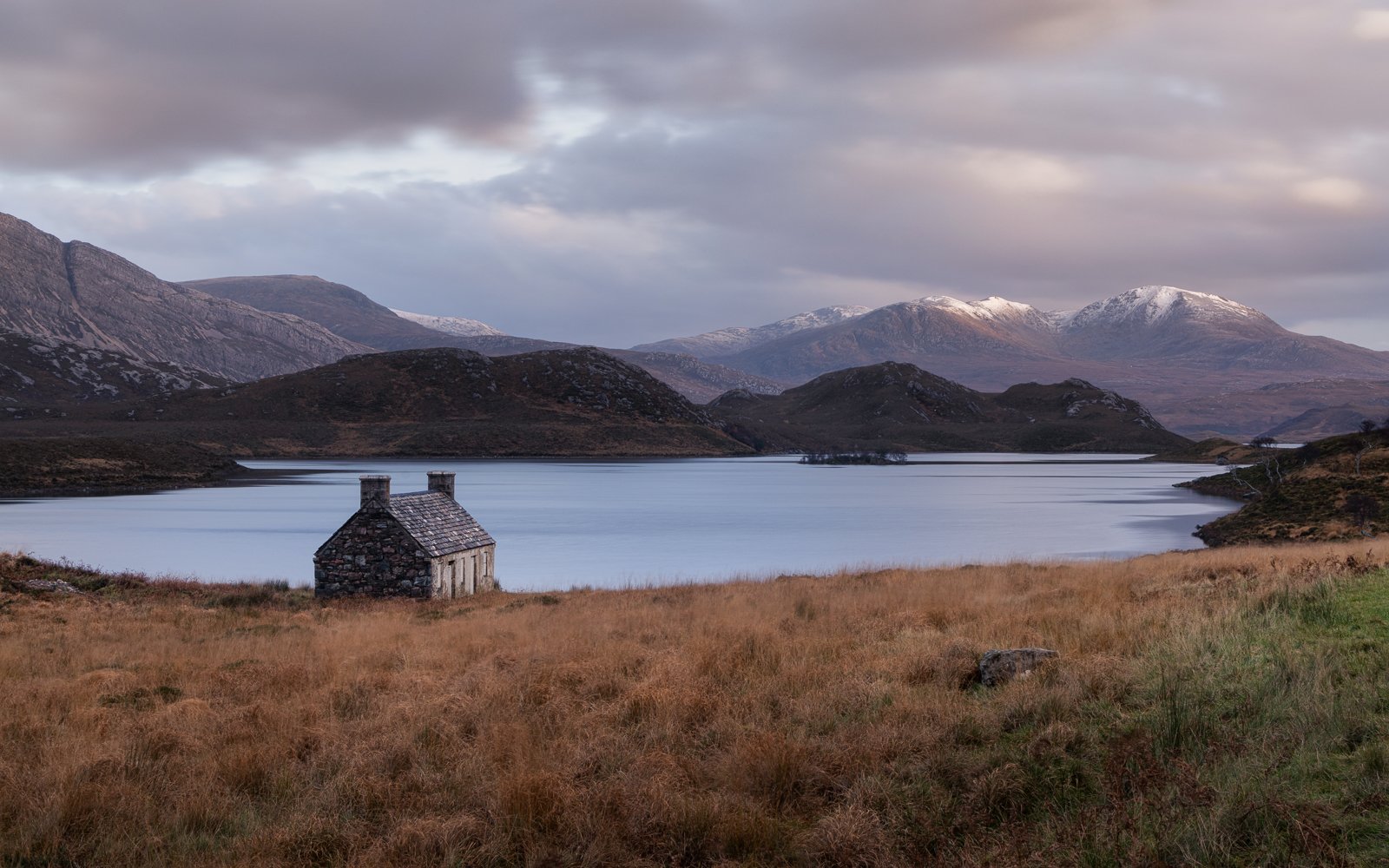 Loch Stack sunset