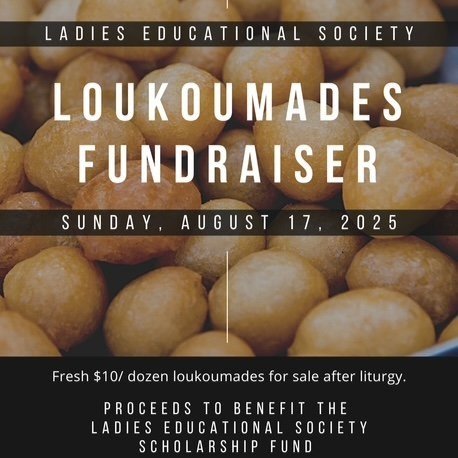 Loukoumades offered by Ladies Ed