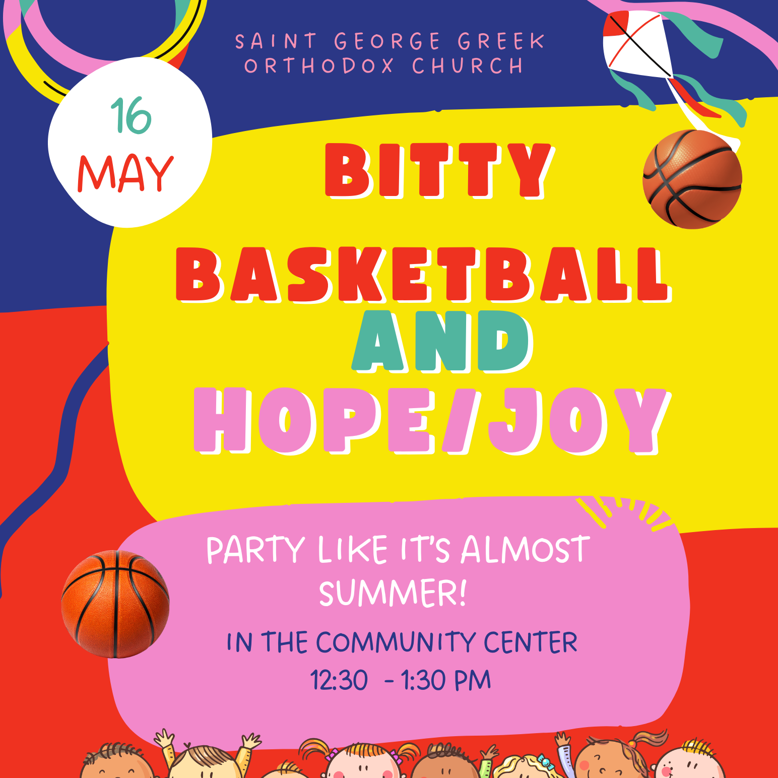 Bitty Basketball and HOPE/JOY Party 