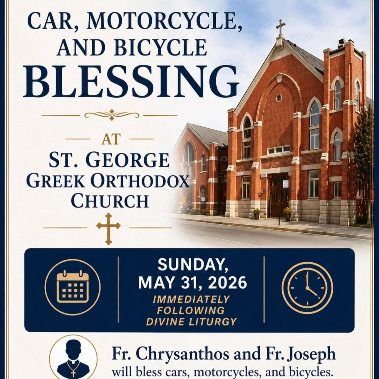 Blessing of Cars, Motorcycles, Bicycles 