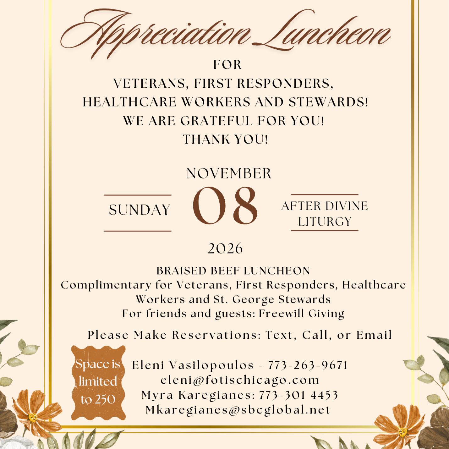 Appreciation Luncheon 
