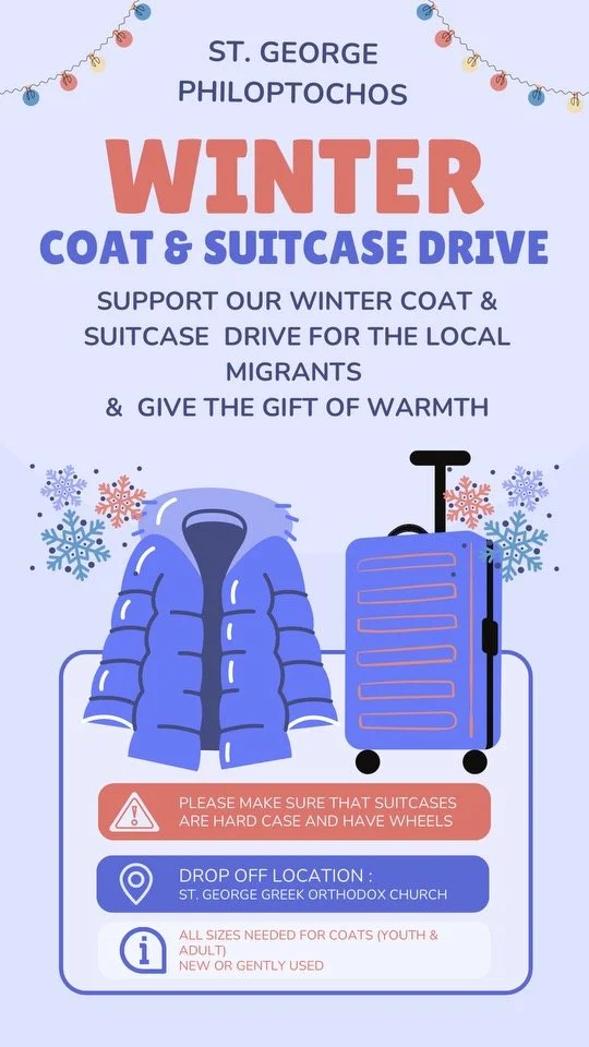 Philoptochos Coat and Suitcase Drive — St. Chicago