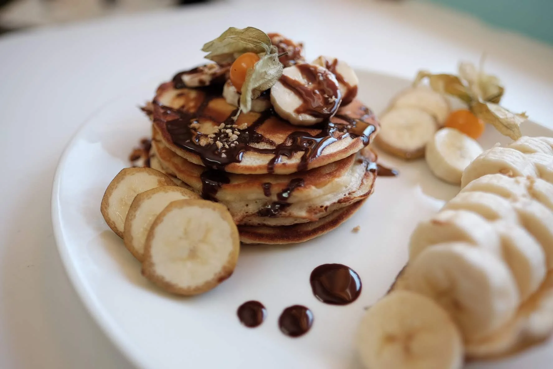Crêpe Campagne aux bananes & chocolat - Banana & chocolate pancakes