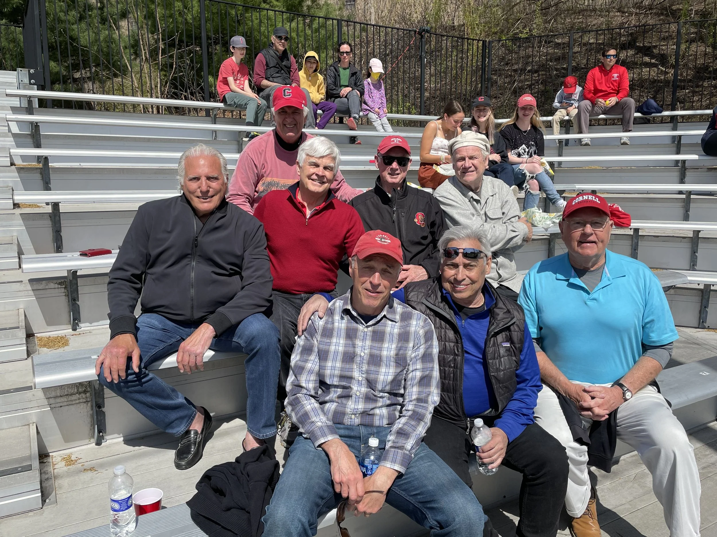 Top: Ken Veenema '77
Middle: Frank Calaguire '73, Bill Crowell '74, Tom MacLeod '70, Rob Nelson '71
Bottom: Fred Yosca '73, Mile Battiste '74
 Steve Storey '73