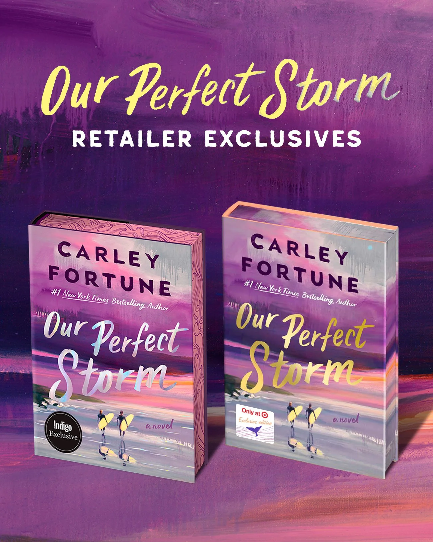 Our Perfect Storm Exclusive Edition Covers for Target and Indigo
