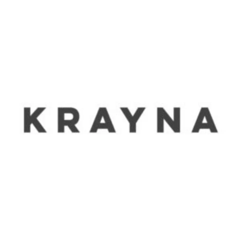 The word 'KRAYNA' in bold, black capital letters on a plain white background.
