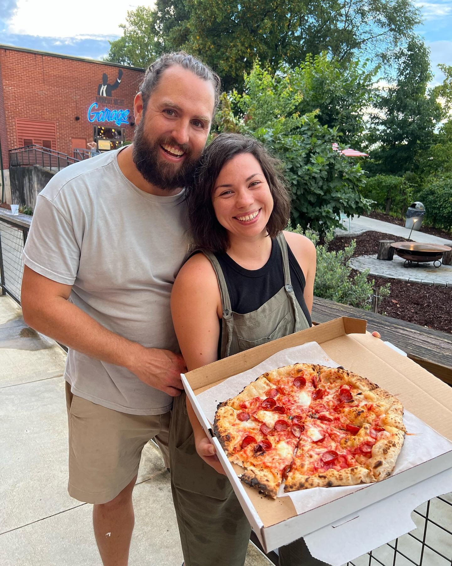 It has been a rough week, but this for sure is a highlight. Our honey is used on this pizza! Our names are even on the menu. 

I joke that Brendan may have left his job at Monday Night but he&rsquo;ll never leave Monday Night. 

We&rsquo;re stoked th