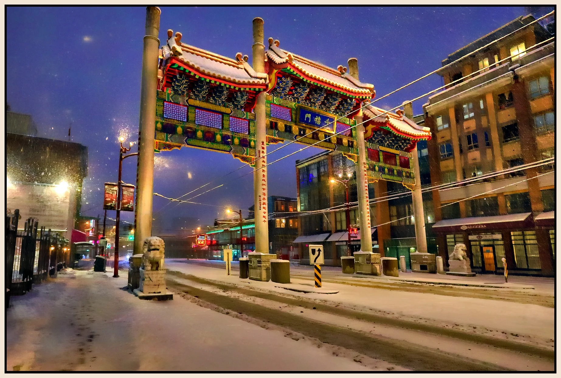 Chinatown Gate_30 W Pender in the Snow_Jan 17_2024_HDR_4H0820_peHdr2013_1_4x6s.jpg