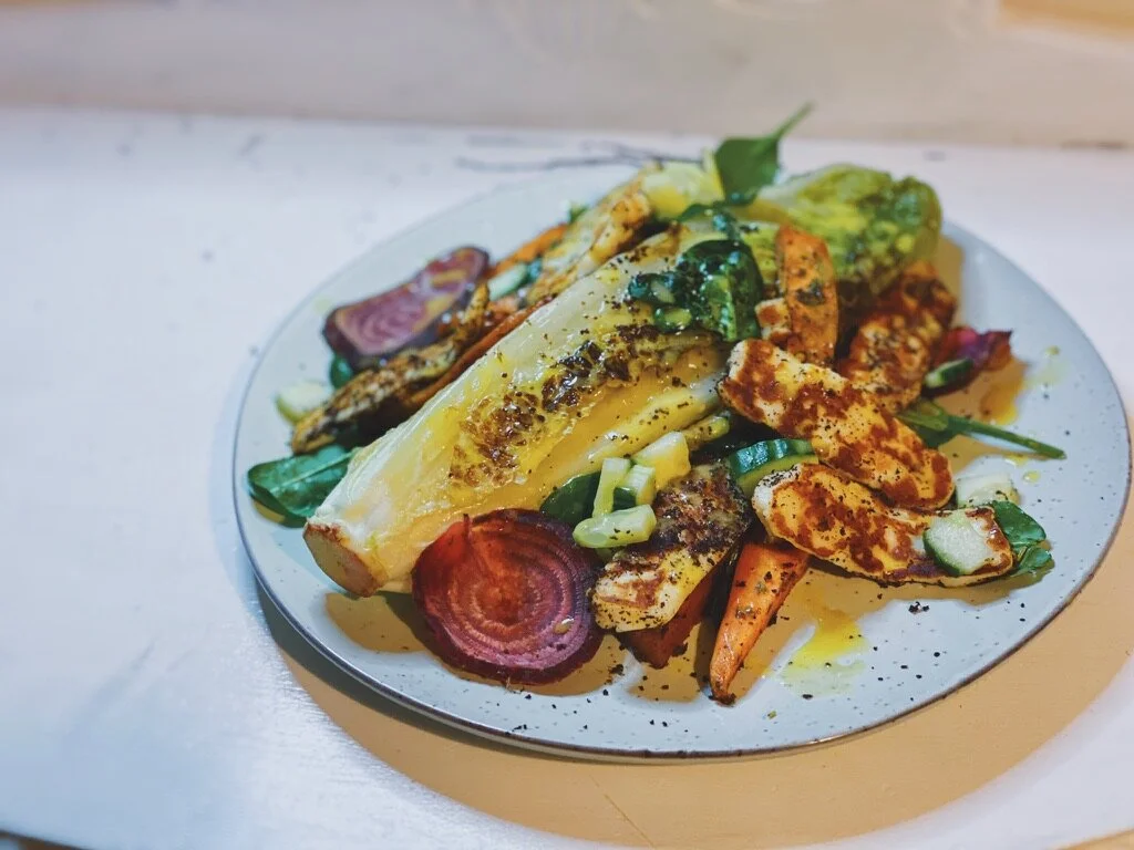 Sweet Potato & Halloumi Salad