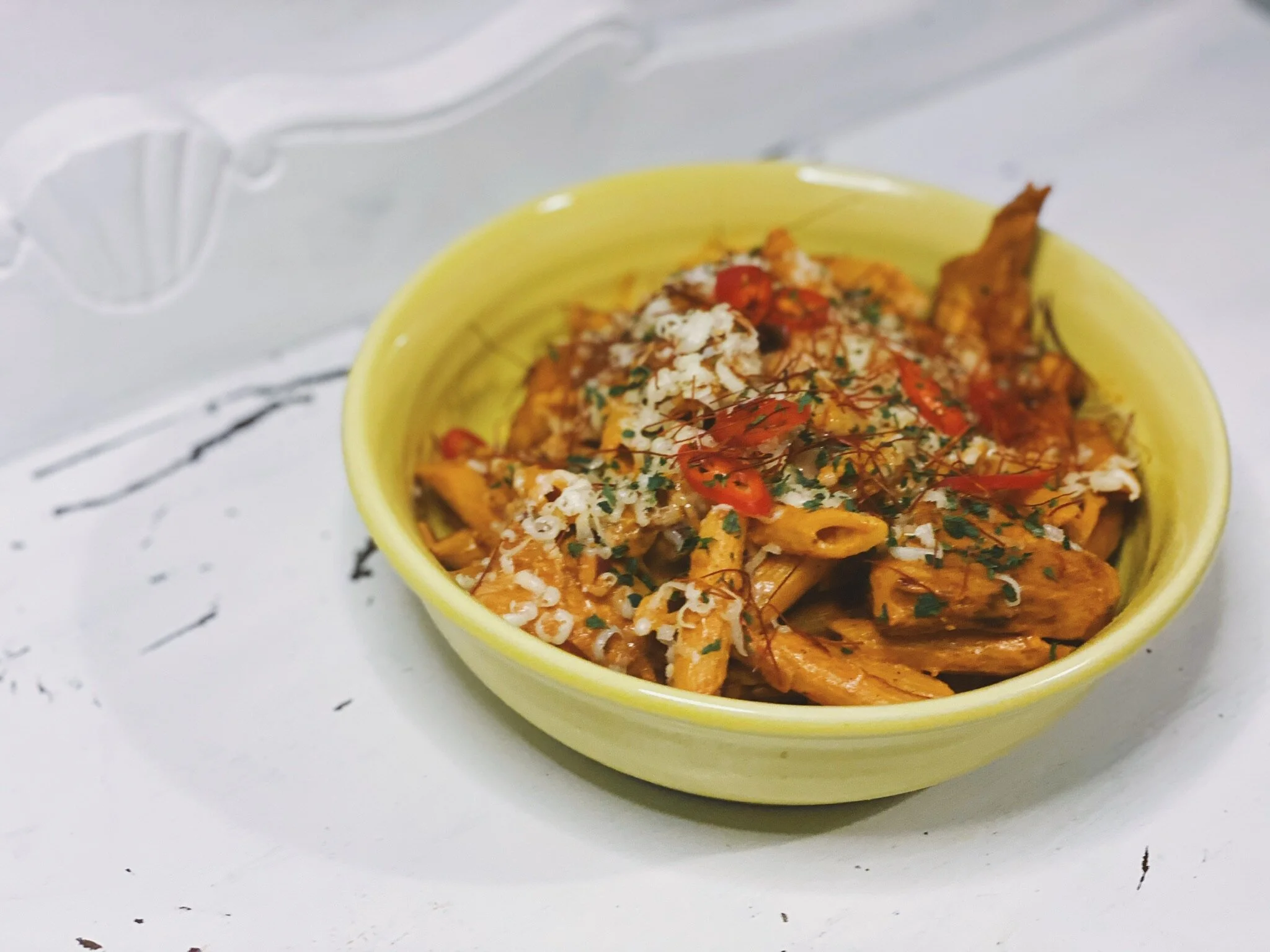 Low Calorie Chilli Chicken Pasta