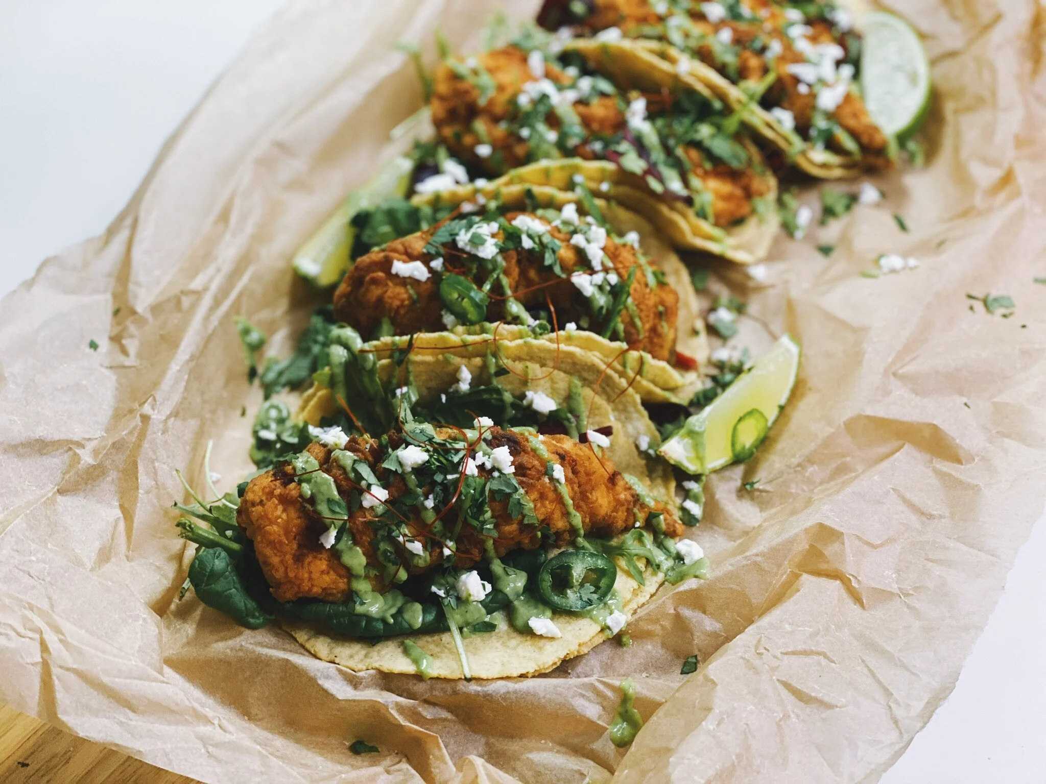 Crispy Chicken Tacos