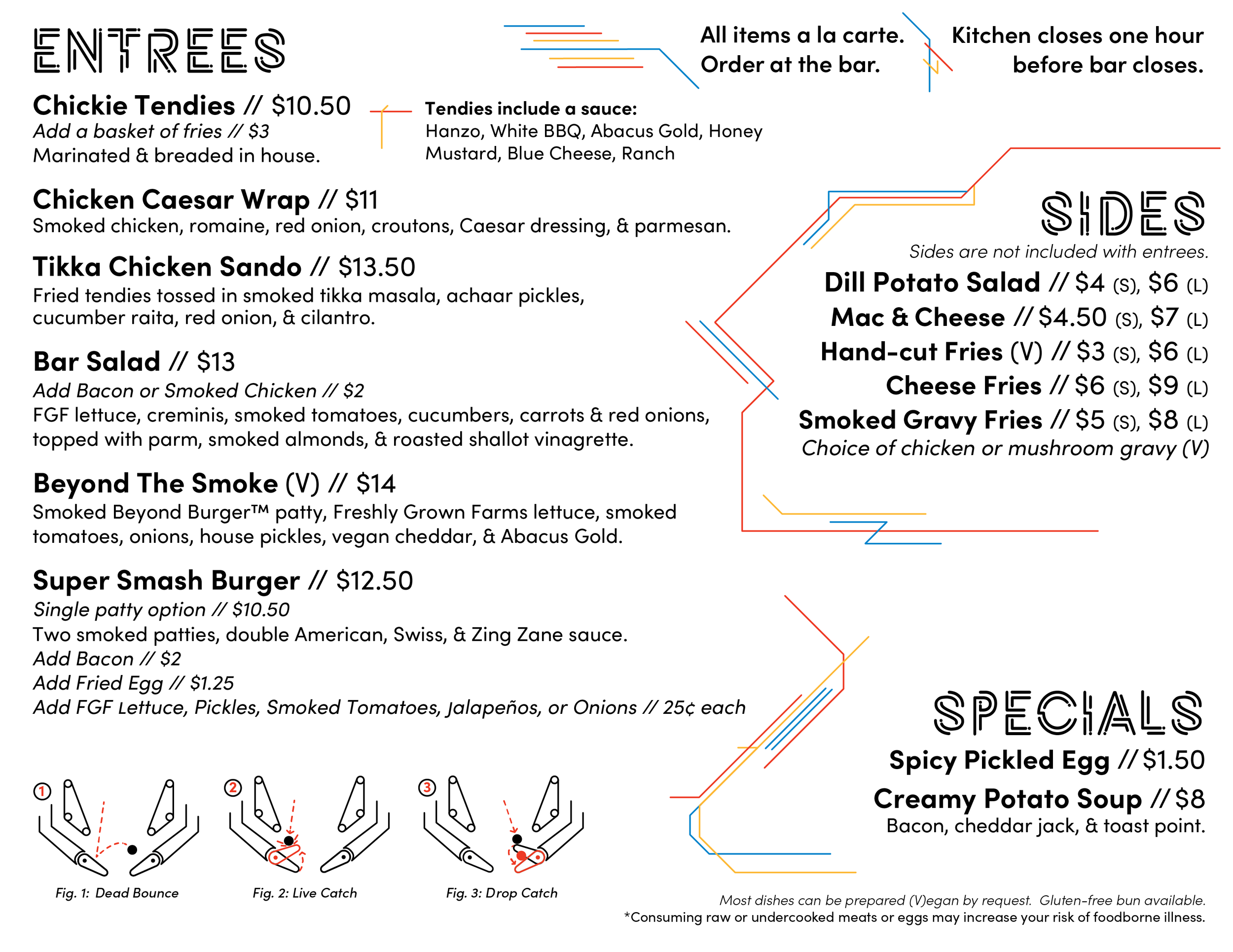 Regular Menu — Transmission Arcade