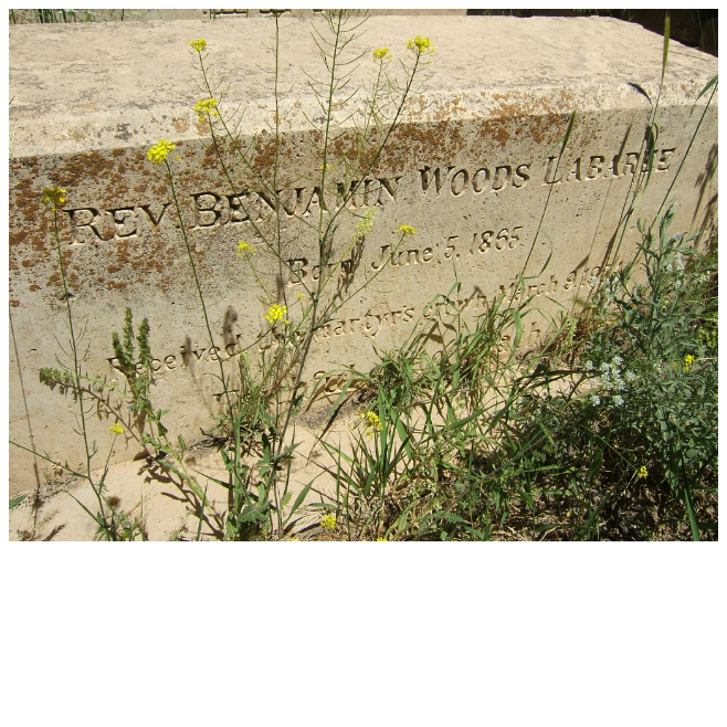 Grave of Rev Benjamin Labaree (murdered 1904), American cemetery, Seir