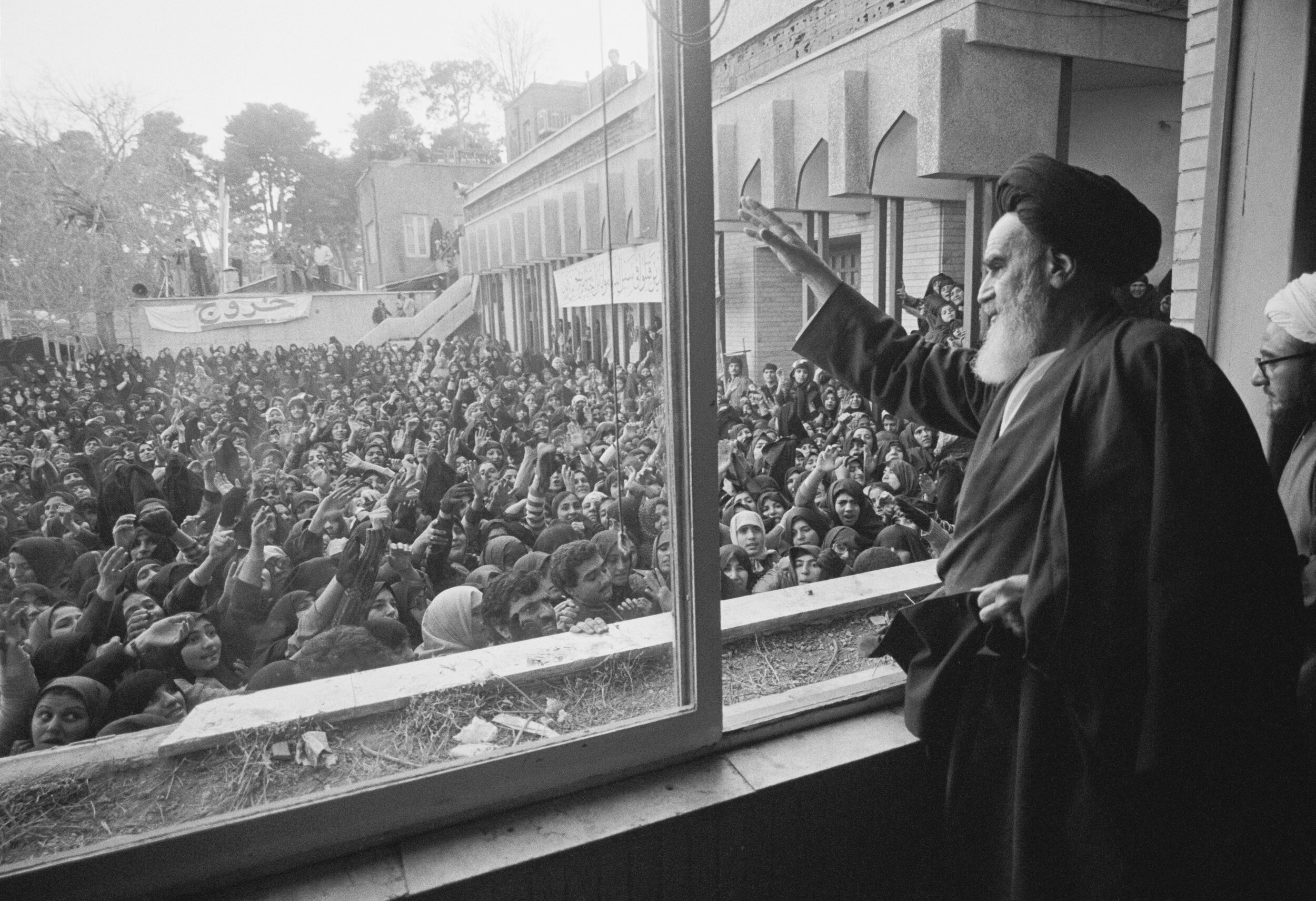 Khomeini returns to Iran (1979)