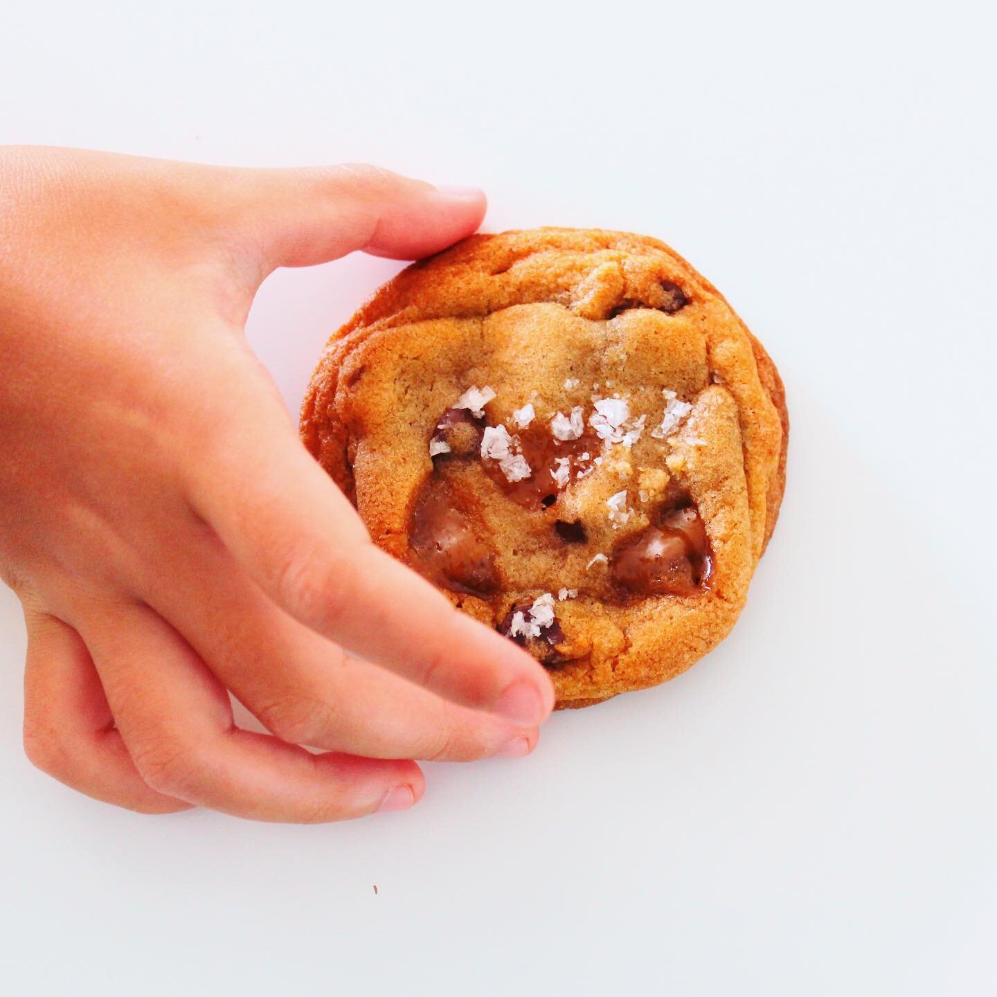 Sneaky little fingers. 

#littletastetesters #cookies #cookiesofinstagram #toffeechip