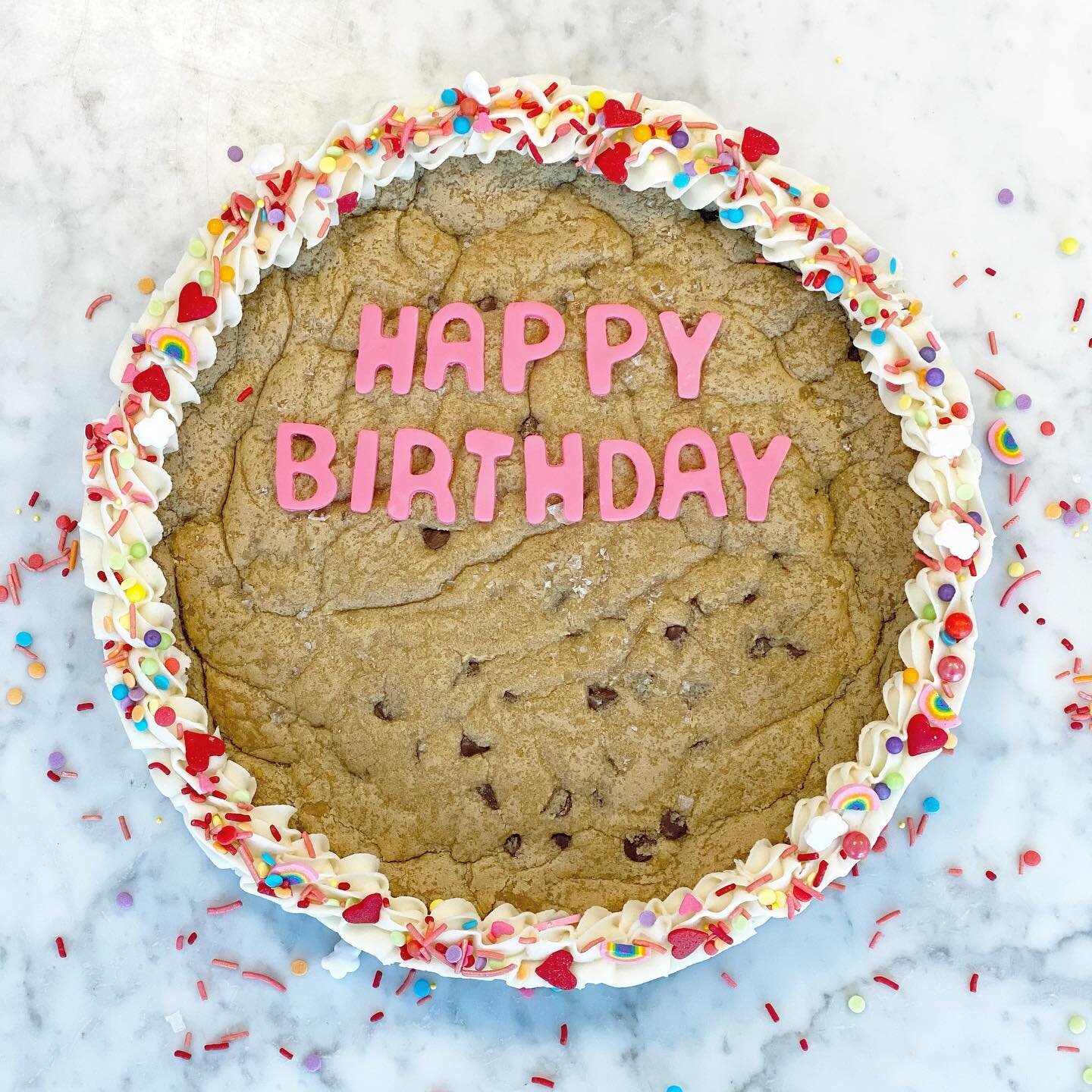 Cookie cakes are now officially available! What could be better than a giant cookie? 🤷🏻&zwj;♀️